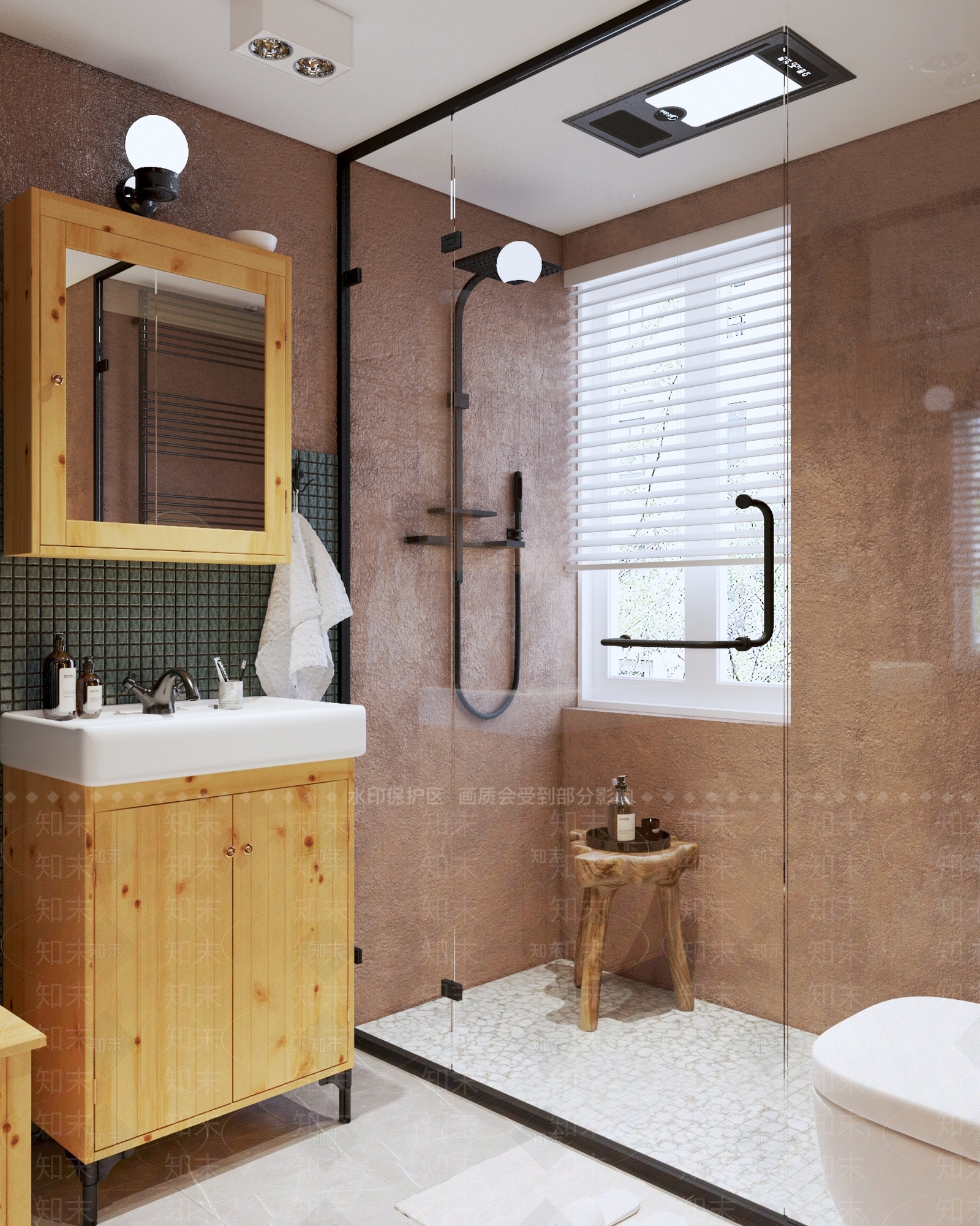 北欧现代卫生间3D模型下载【ID:182678772】