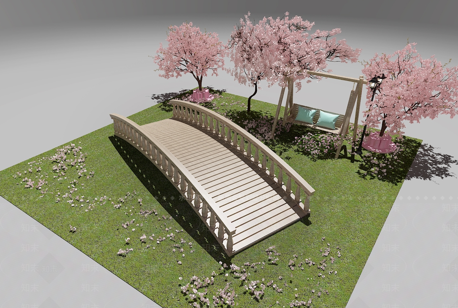 现代婚庆摆件3D模型下载【ID:379283163】