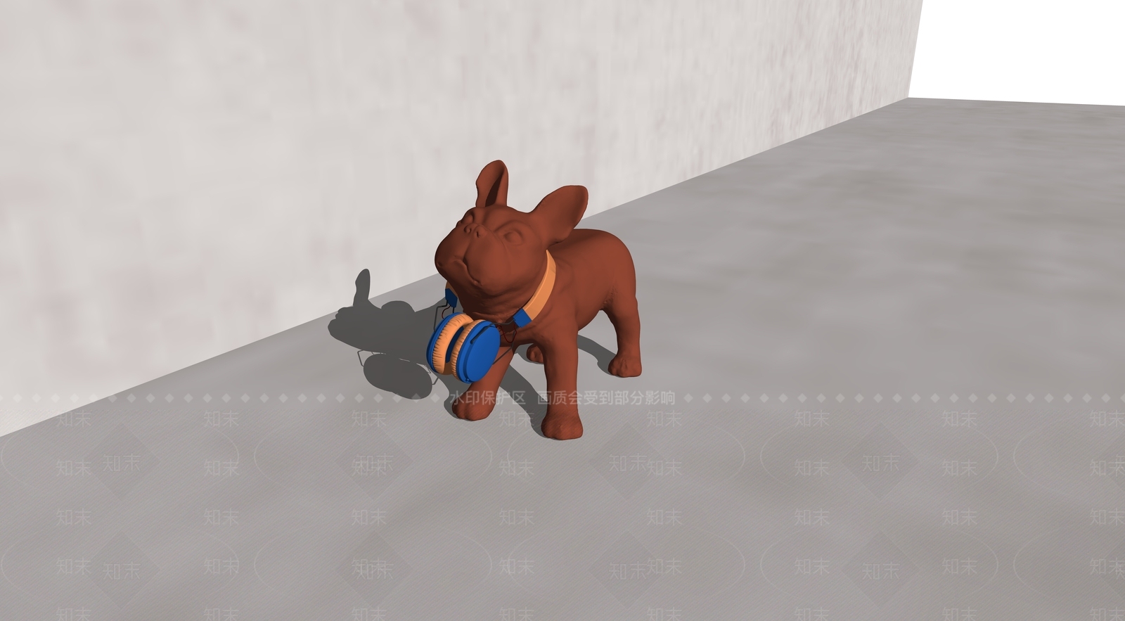 现代狗狗雕塑SU模型下载【ID:679318825】