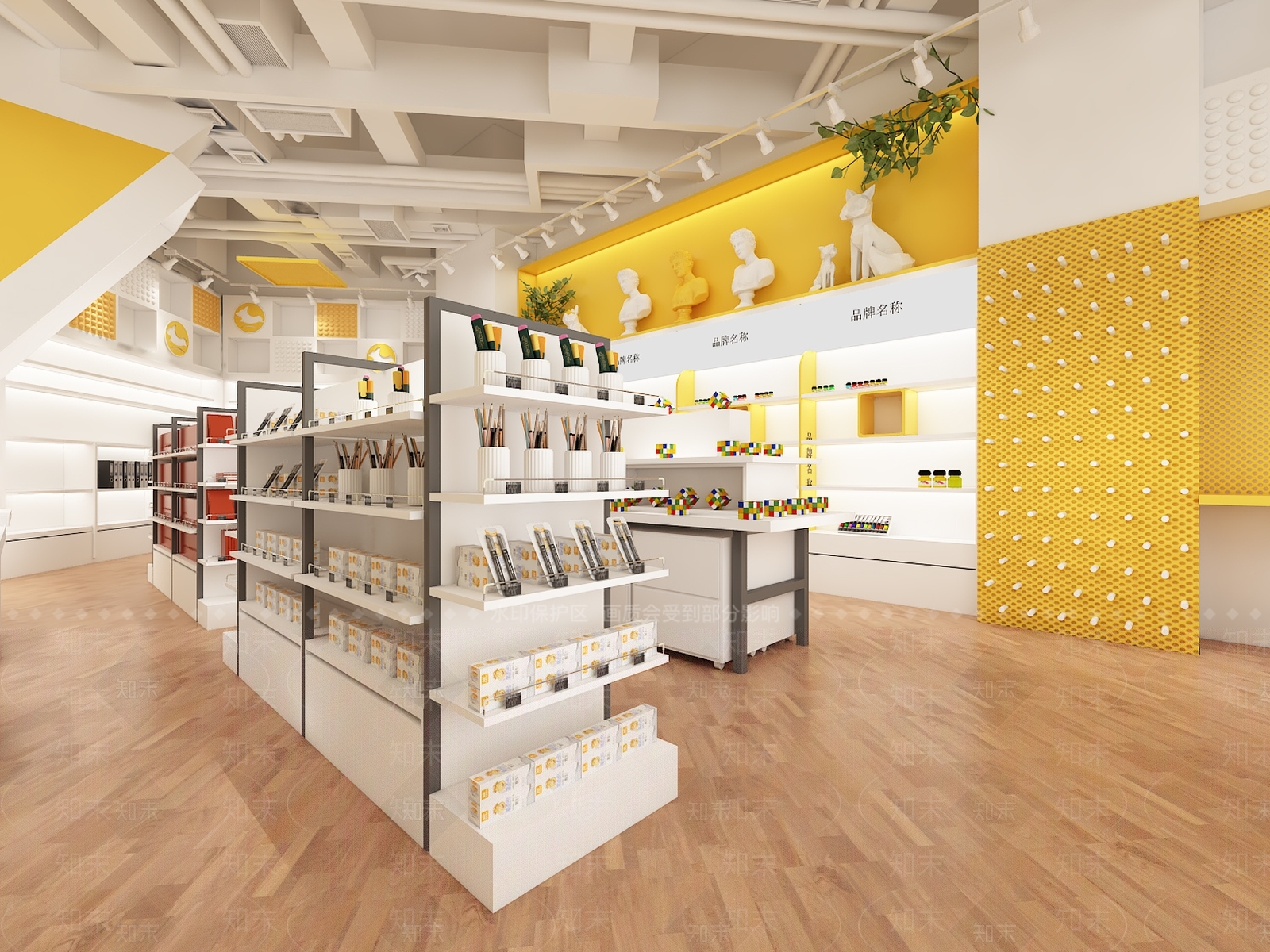 现代文具店3D模型下载【ID:679721962】