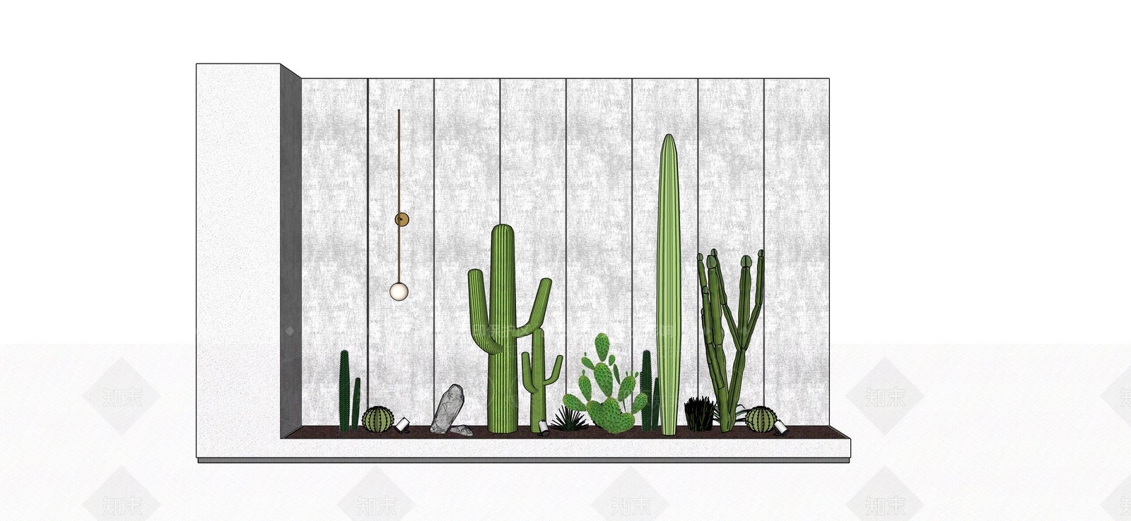 现代植物SU模型下载【ID:179374805】