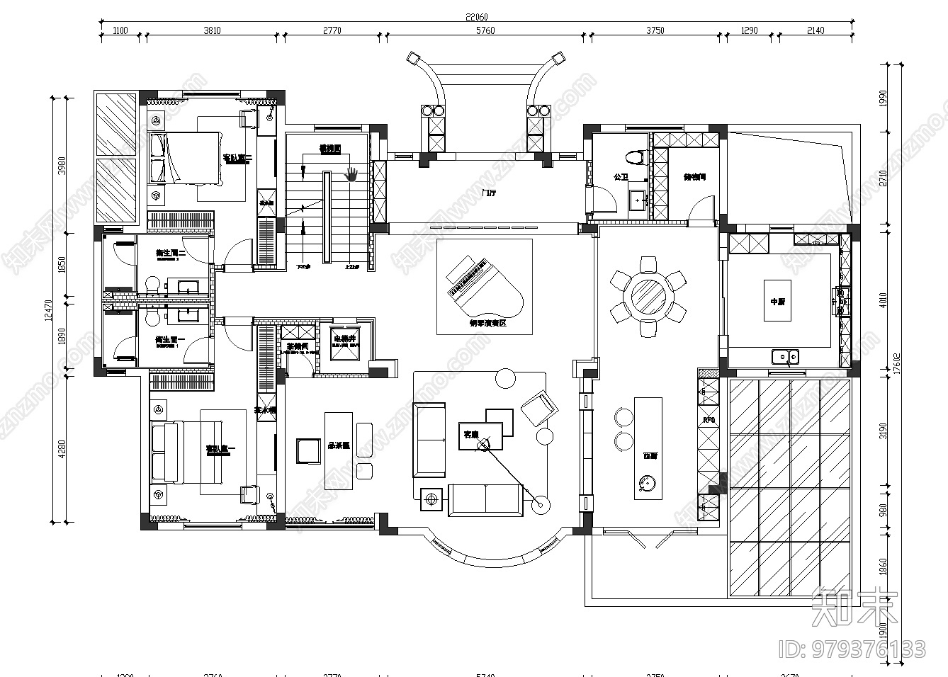 南昌海域香廷别墅施工图下载【ID:979376133】