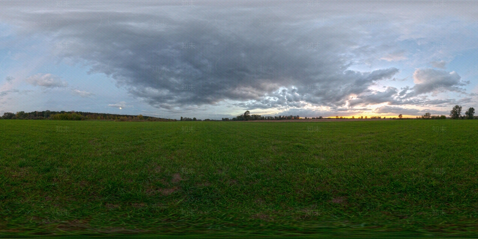 HDR户外全景多云天空贴图下载【ID:279414184】