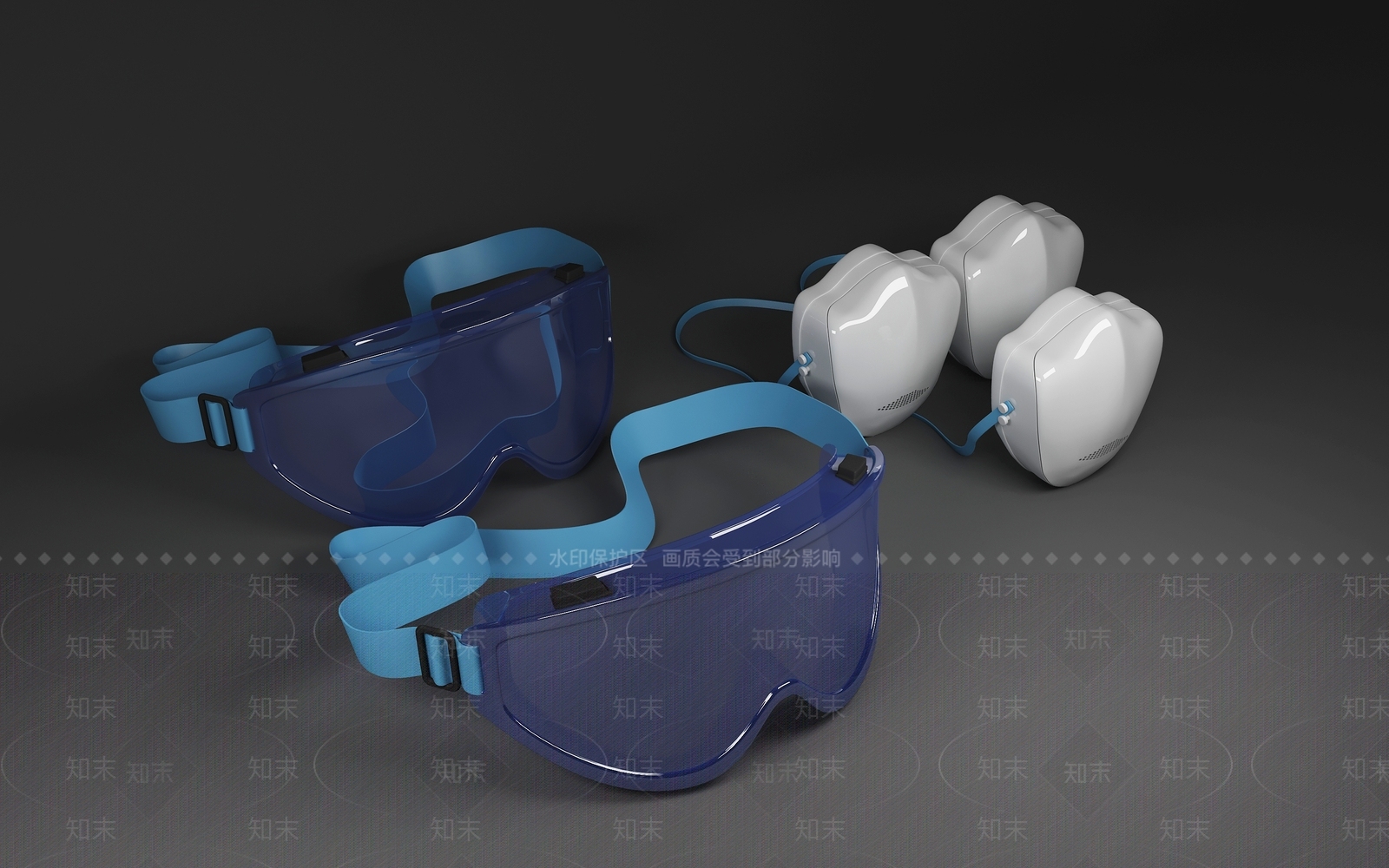 现代护目镜3D模型下载【ID:379418185】