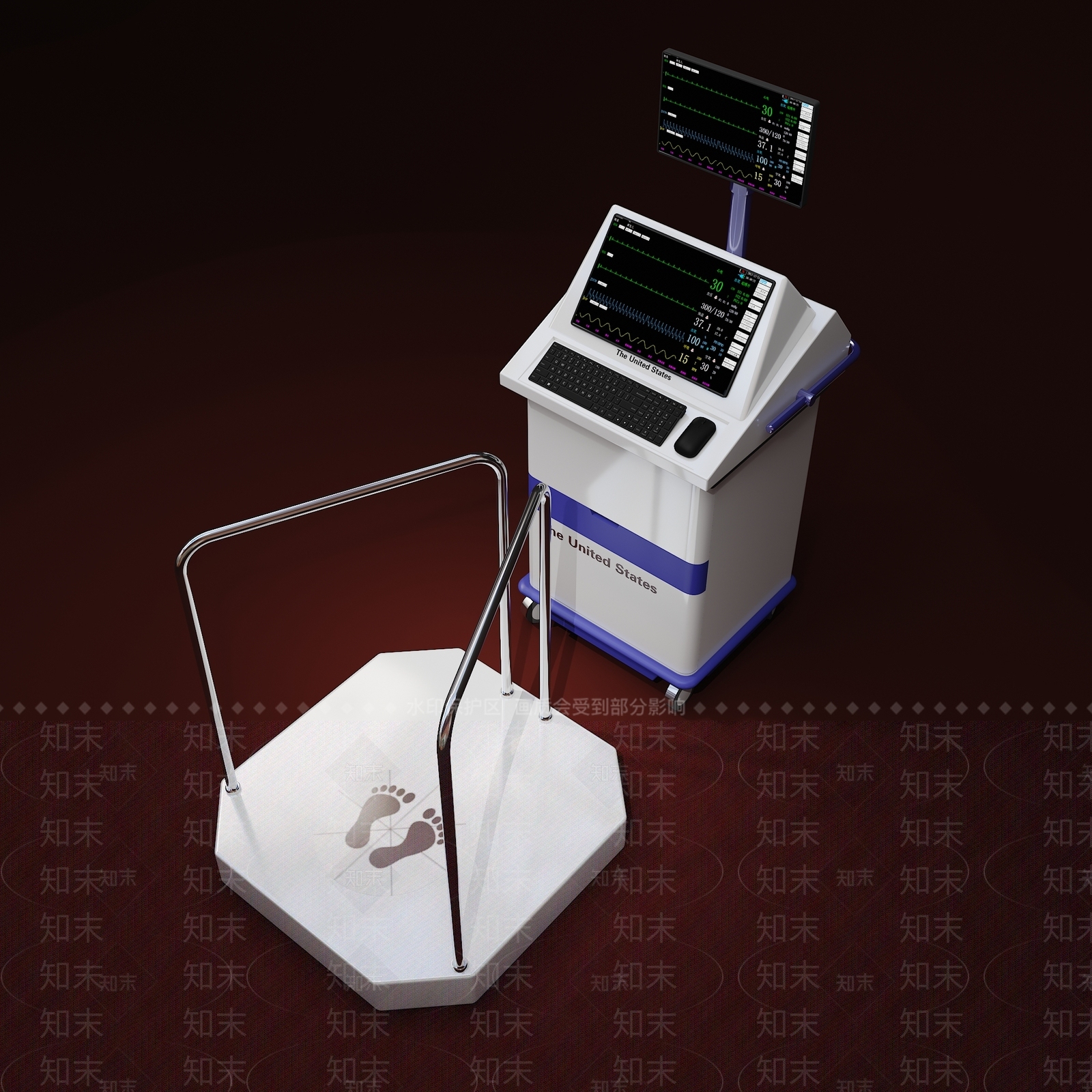 现代医疗器材3D模型下载【ID:379419158】