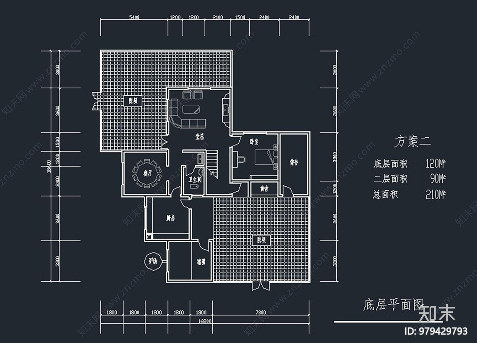 川南民居风格施工图下载【ID:979429793】