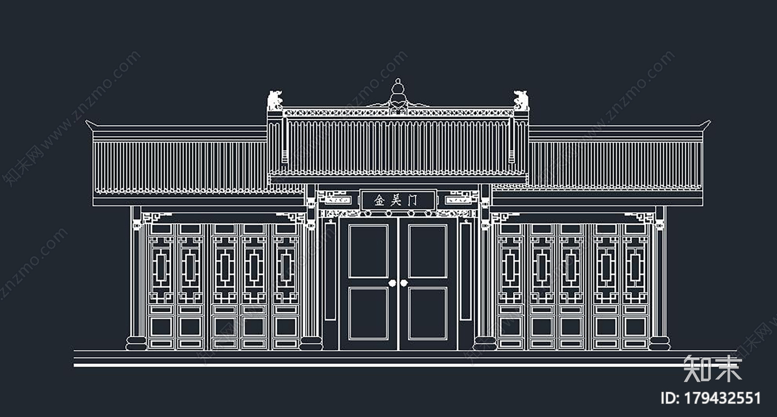 民居门施工图下载【ID:179432551】