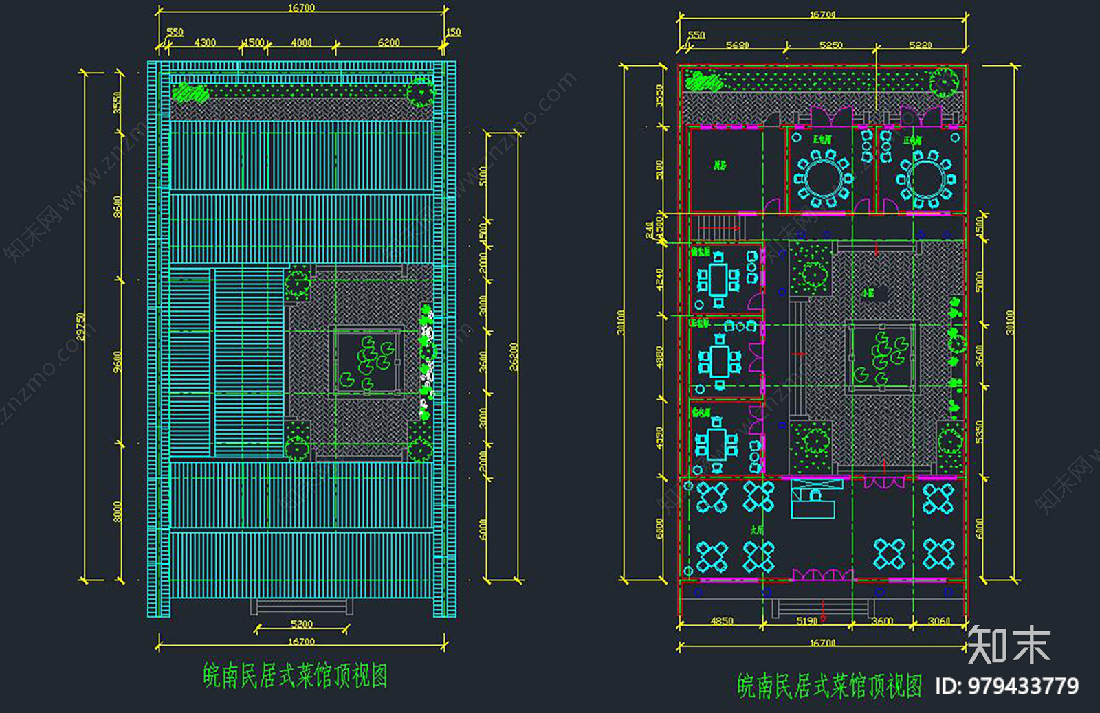 皖南小院施工图下载【ID:979433779】