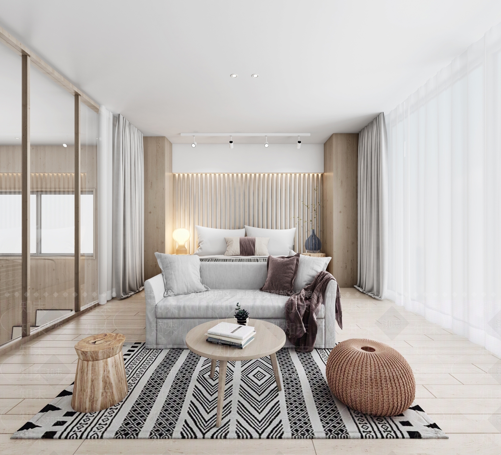 北欧民宿3D模型下载【ID:979439640】