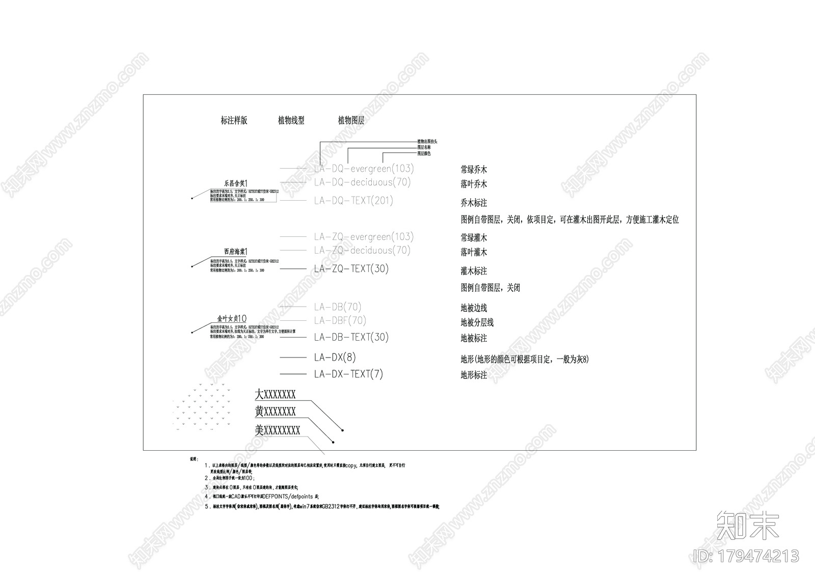 华南地区植物整理施工图下载【ID:179474213】