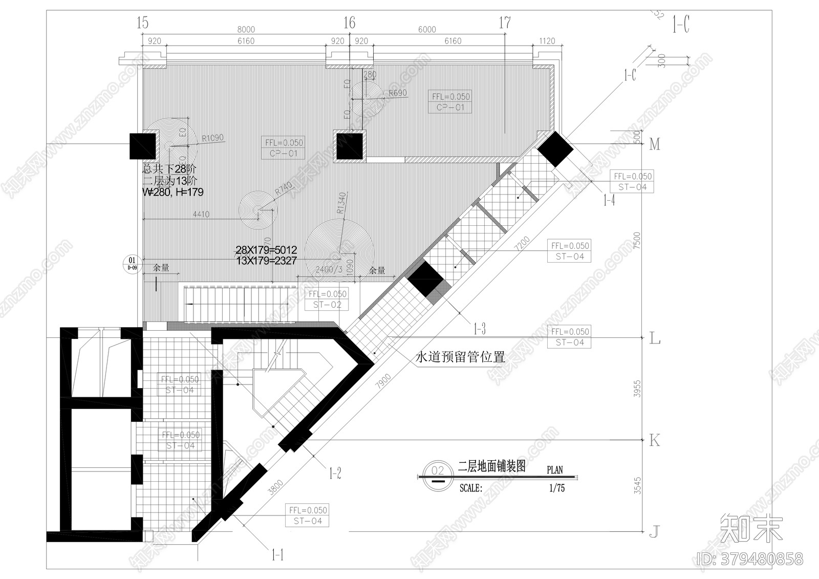 论道二层茶楼平立面节点cad施工图下载【ID:379480858】