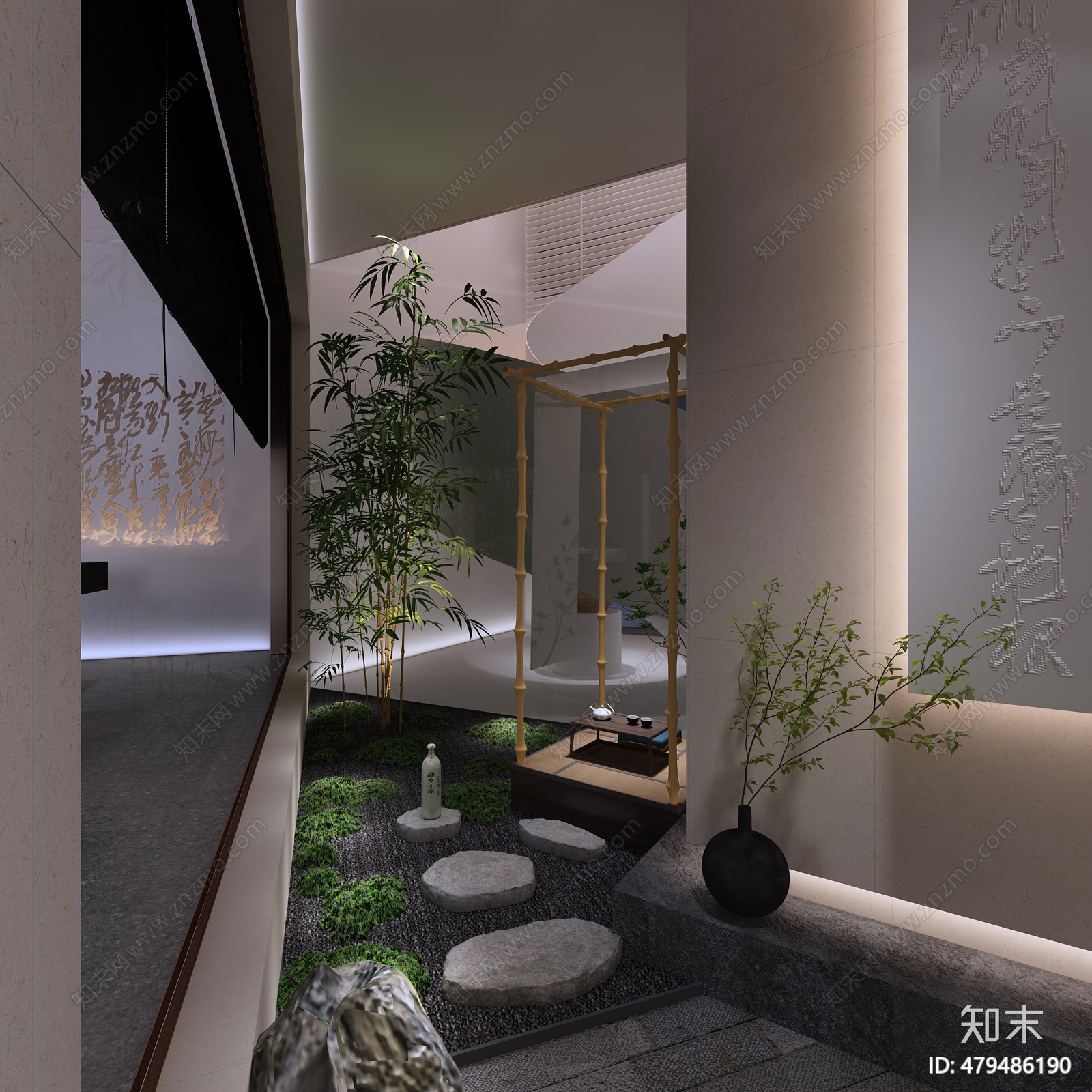 临水酒业品牌文化体验中心会所办公楼装修图纸cad施工图下载【ID:479486190】