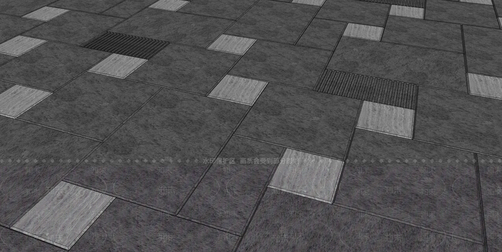 现代建筑材料SU模型下载【ID:579570888】