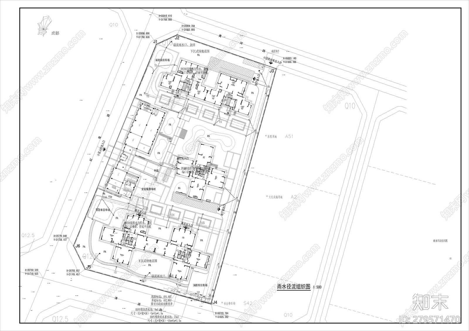 成都某小区施工图下载【ID:279571470】