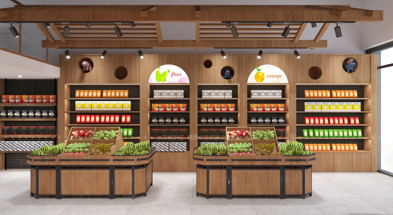现代精品超市3D模型下载【ID:579815344】
