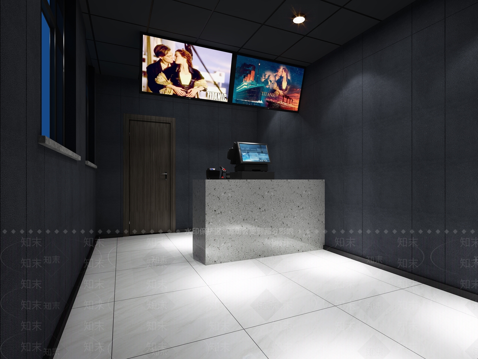 现代电影院3D模型下载【ID:579654182】