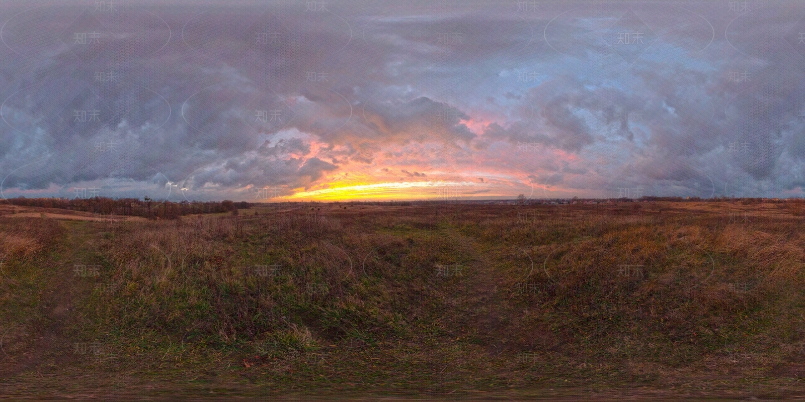 HDR户外傍晚贴图下载【ID:279664079】