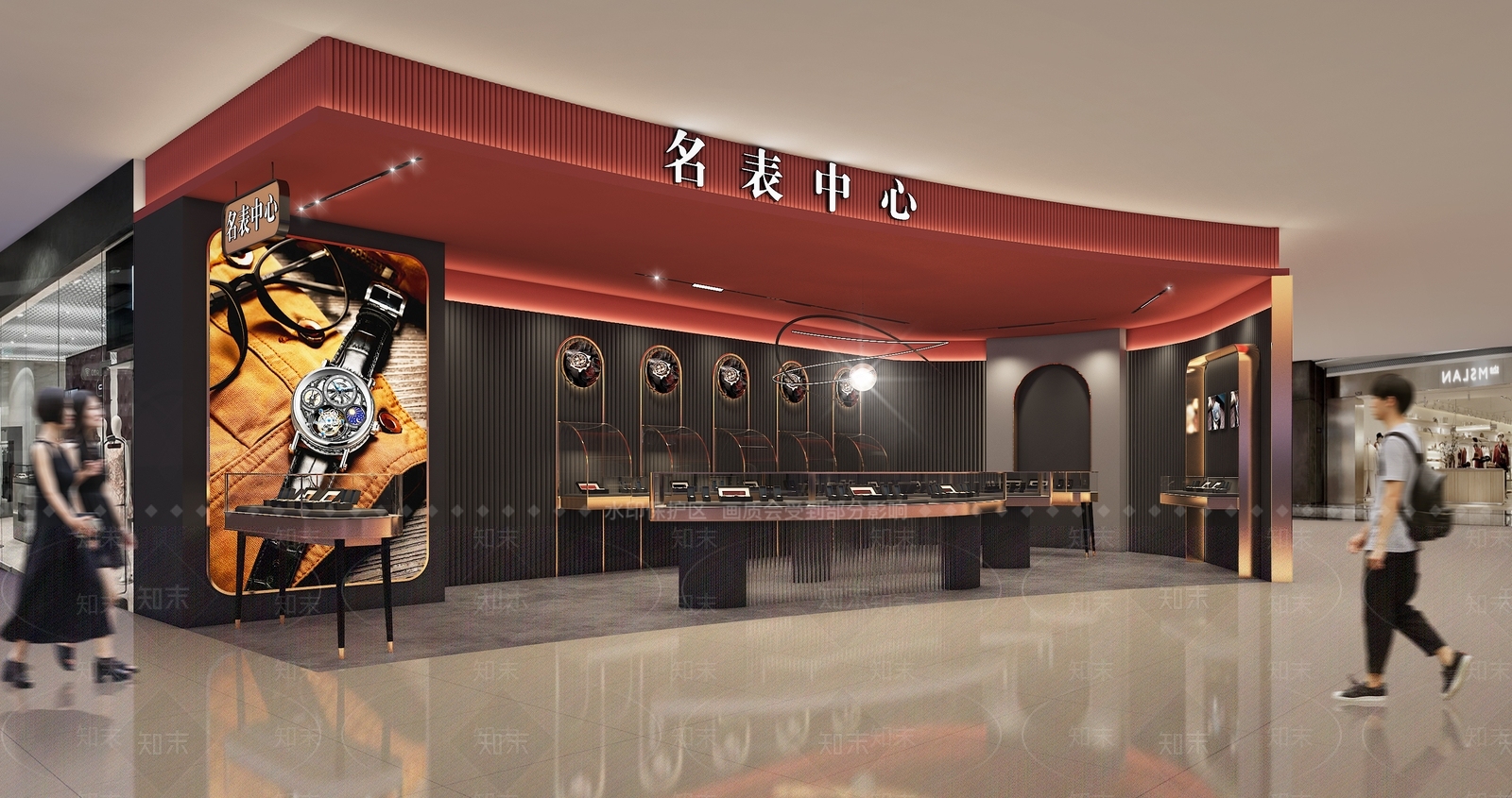 现代商场3D模型下载【ID:279684944】