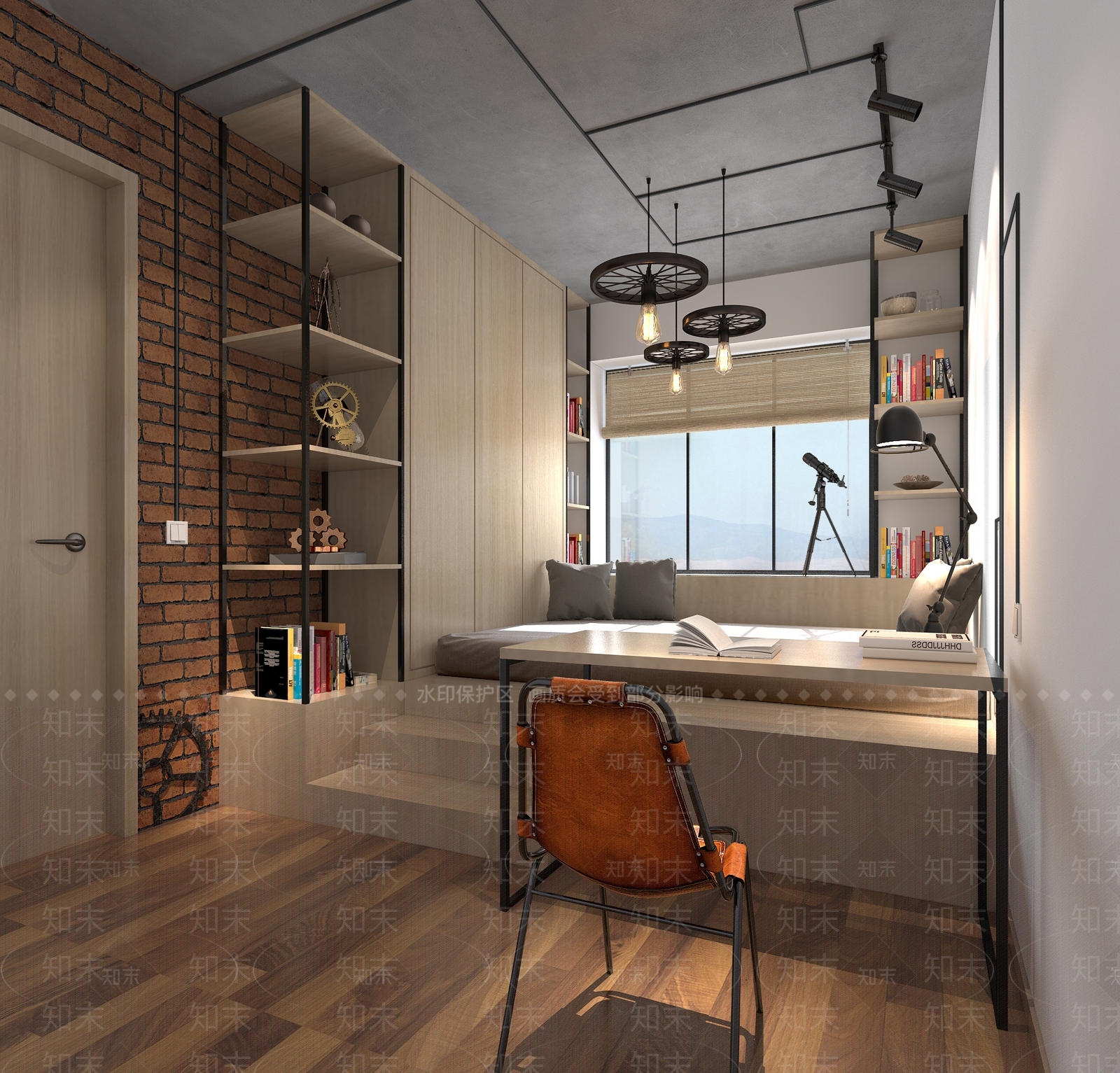 工业风民宿3D模型下载【ID:979714616】