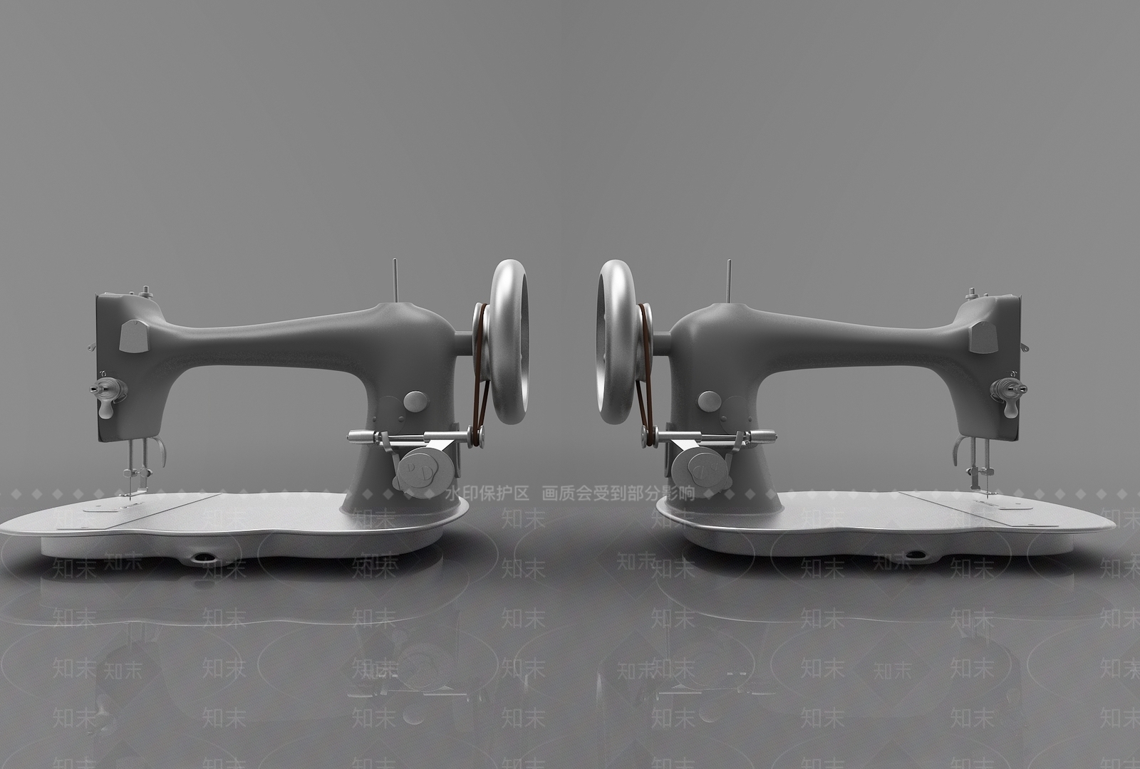 缝纫机3D模型下载【ID:979727121】