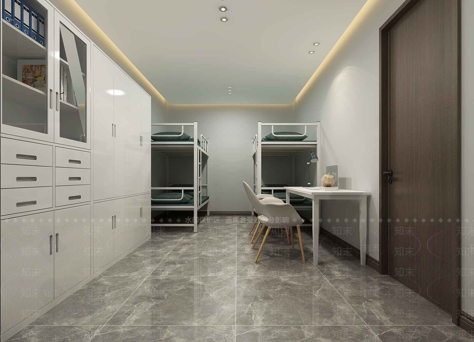 现代宿舍3D模型下载【ID:479746002】