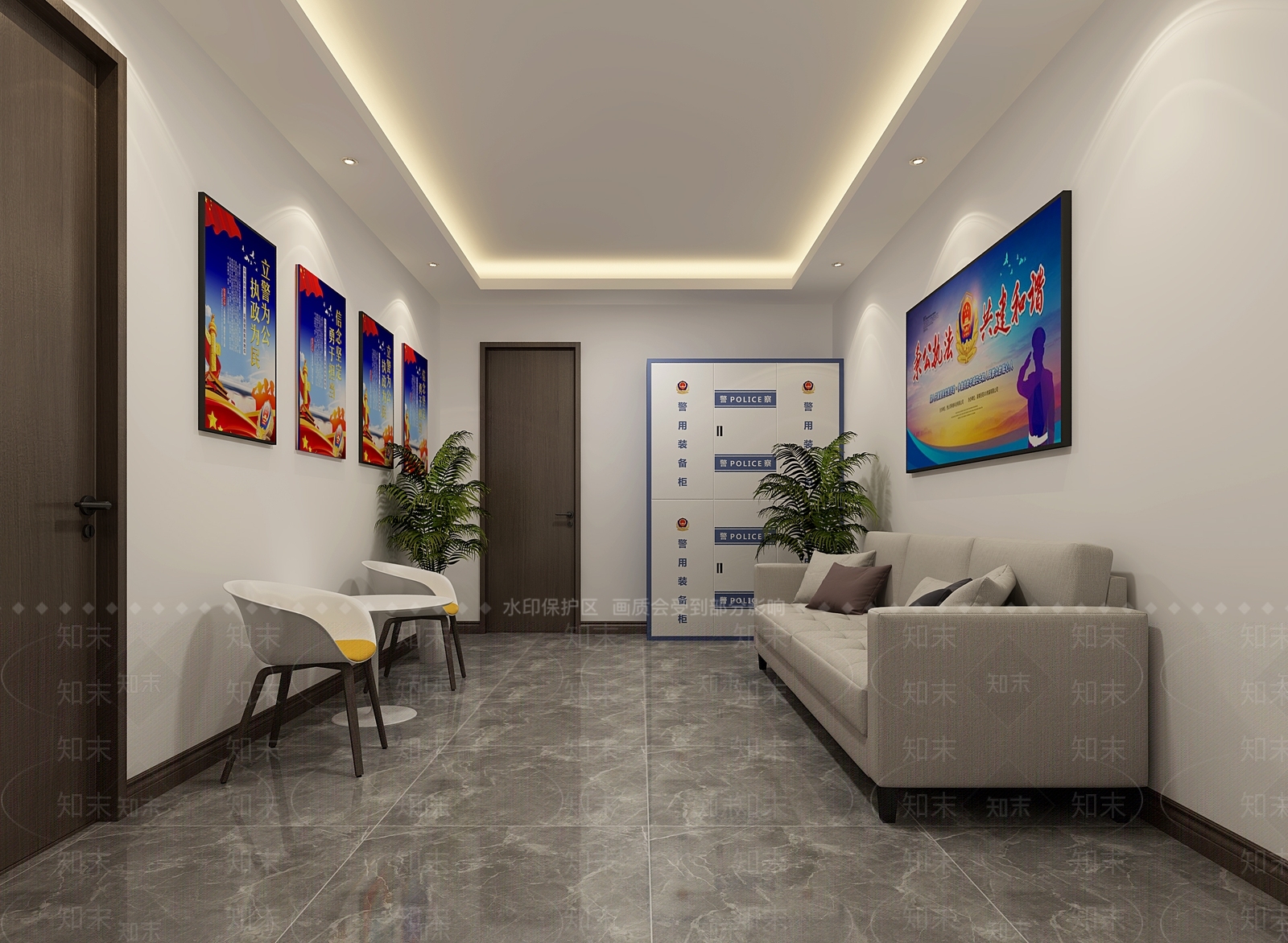 现代宿舍3D模型下载【ID:479746002】