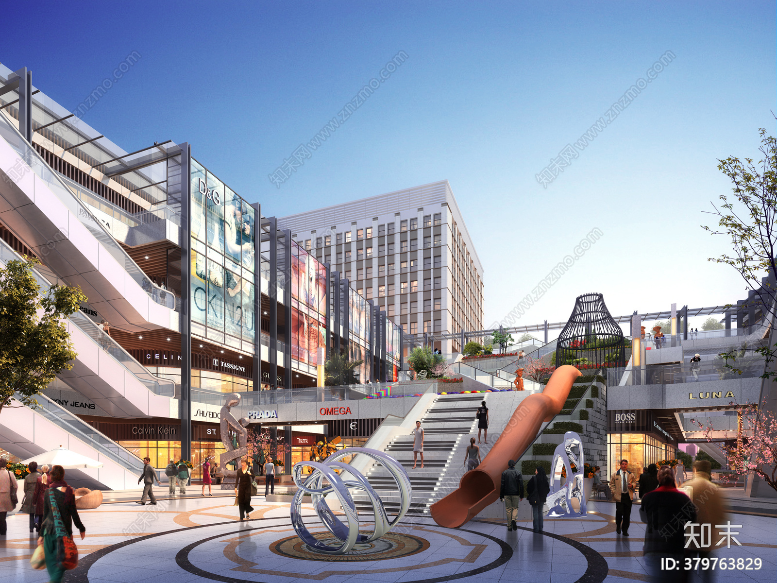 亿达商业综合体施工图下载【ID:379763829】