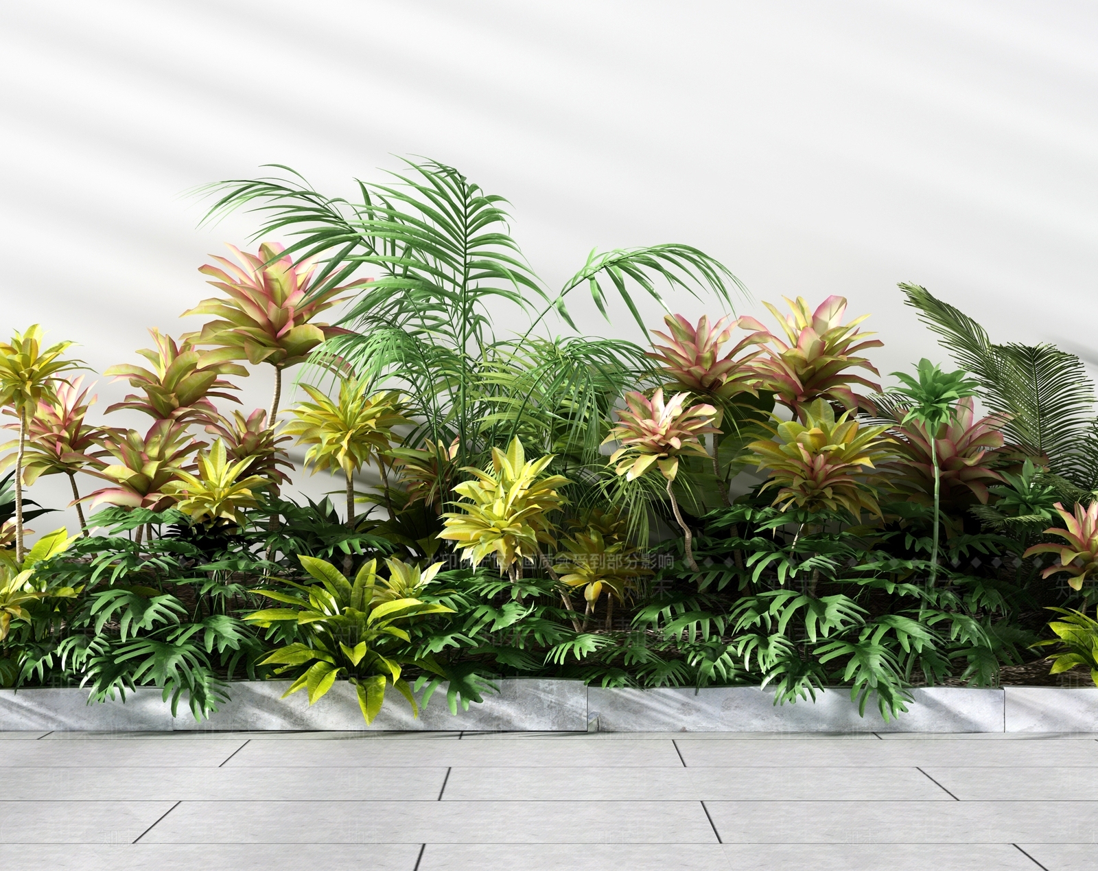 现代花坛3D模型下载【ID:379787513】