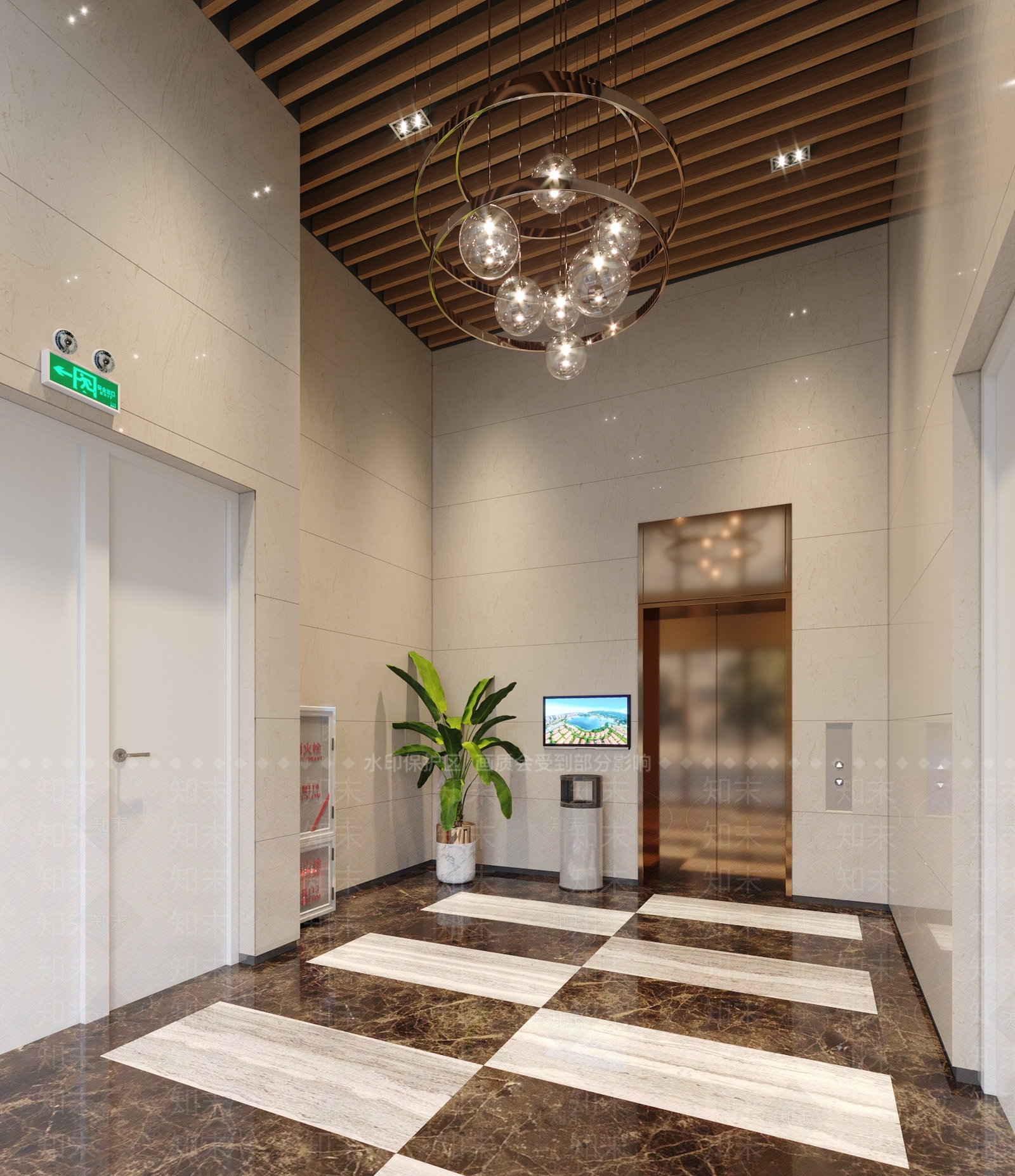 现代商场3D模型下载【ID:279787917】