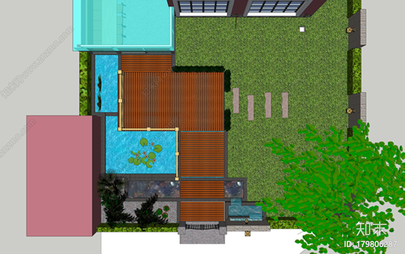 小型花施工图下载【ID:179806287】