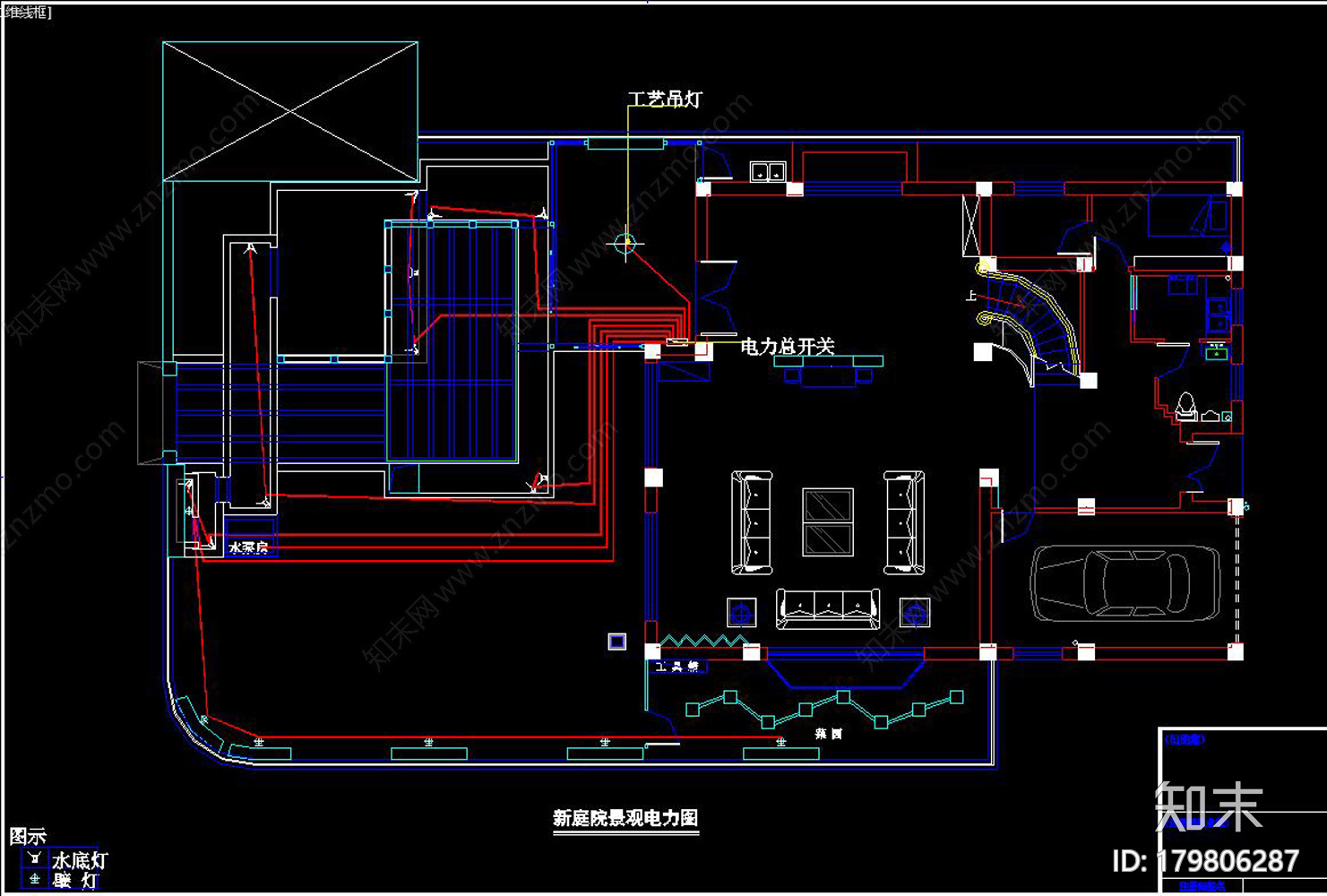 小型花cad施工图下载【ID:179806287】