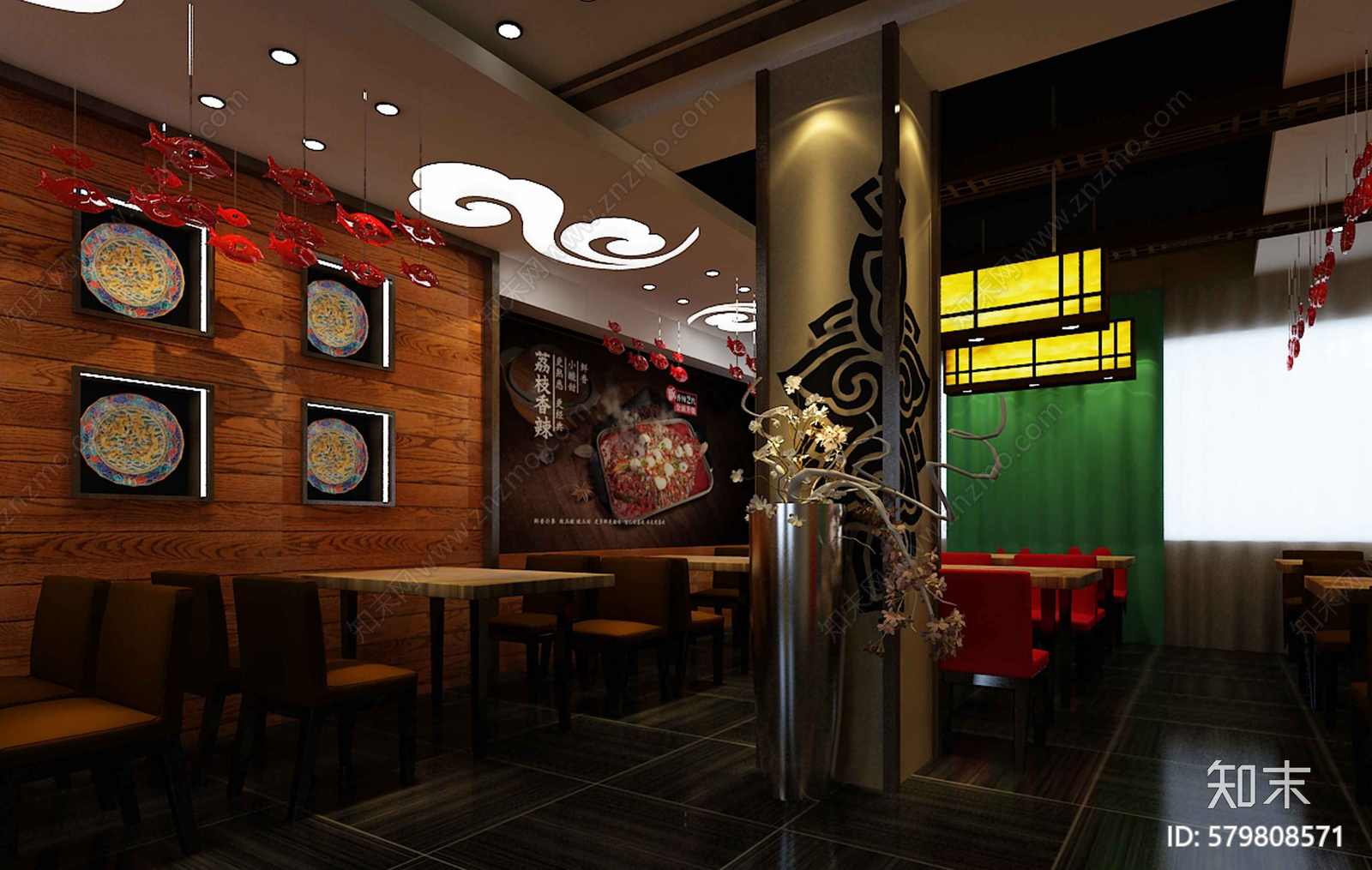 烤鱼店cad施工图下载【ID:579808571】