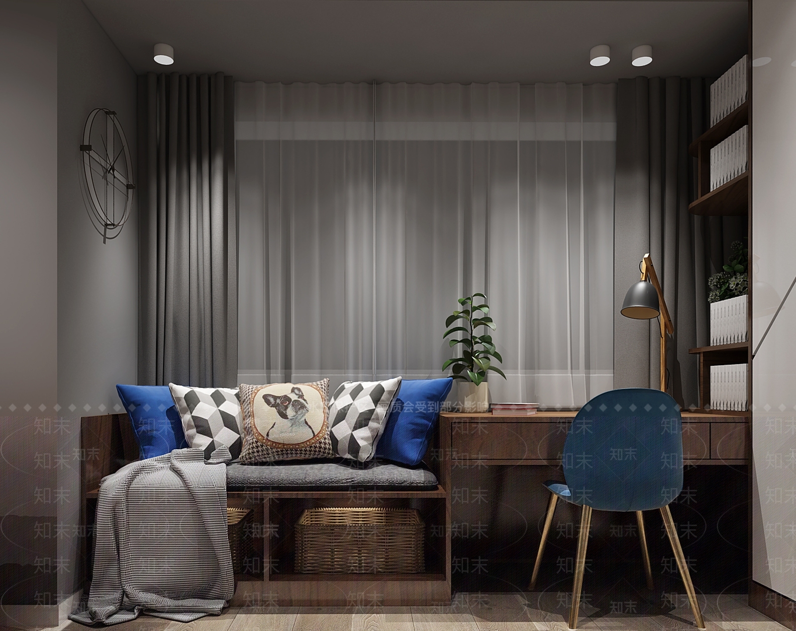 现代单身公寓3D模型下载【ID:980365787】