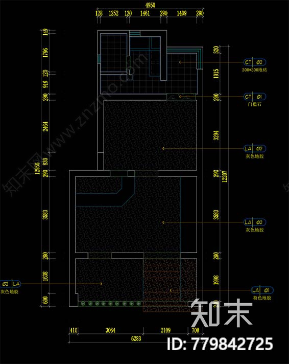 LTW-猫咪店cad施工图下载【ID:779842725】