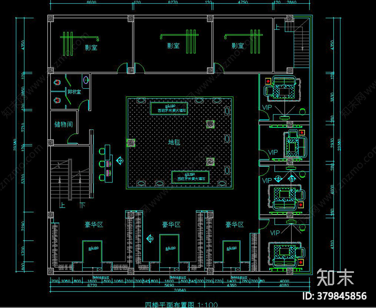 婚纱影城施工图下载【ID:379845856】