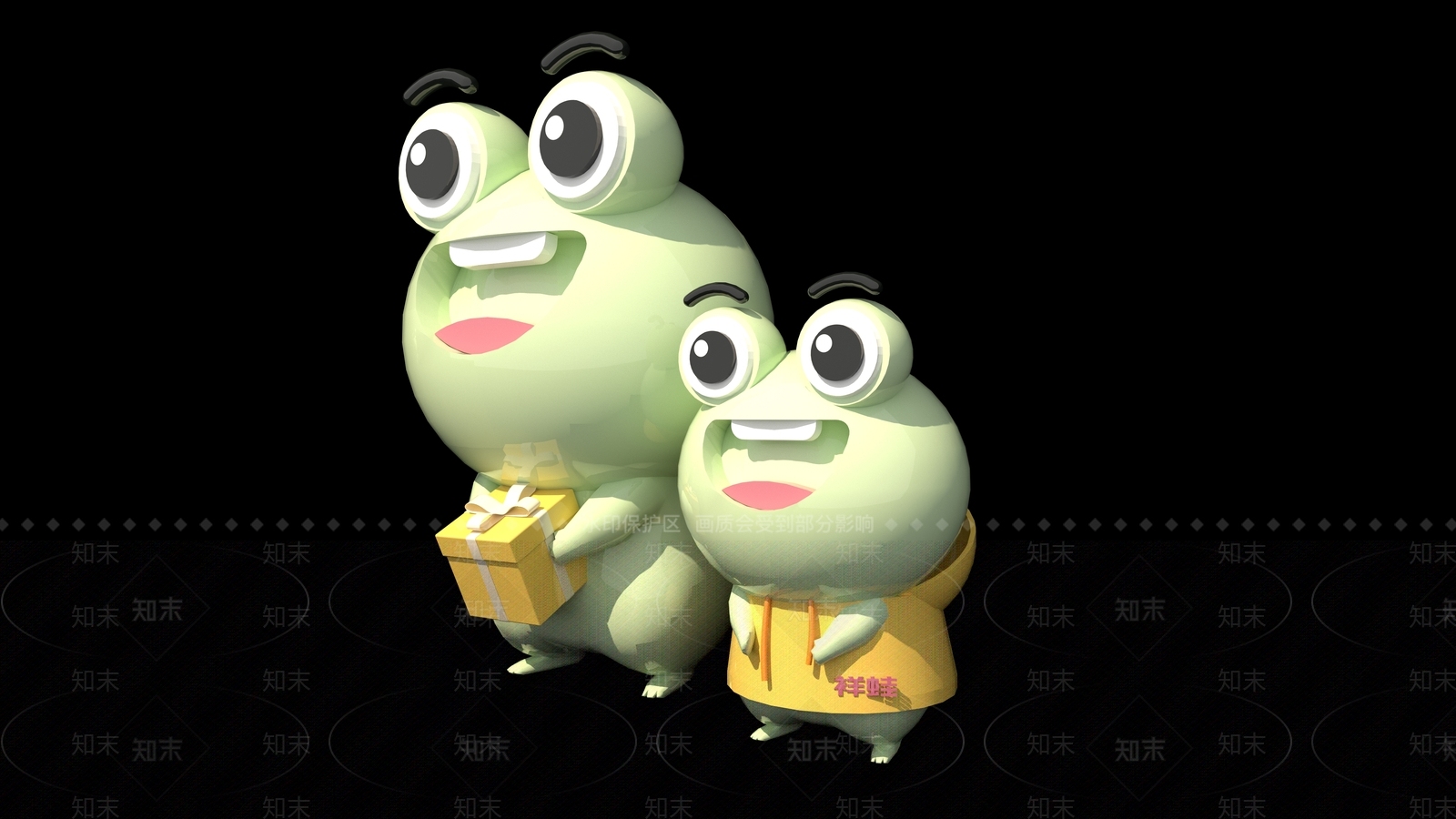 现代青蛙雕塑SU模型下载【ID:487935341】