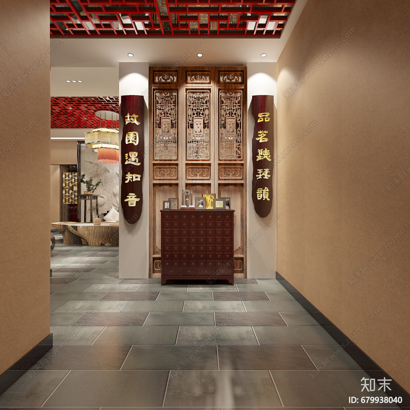 中式会所cad施工图下载【ID:679938040】