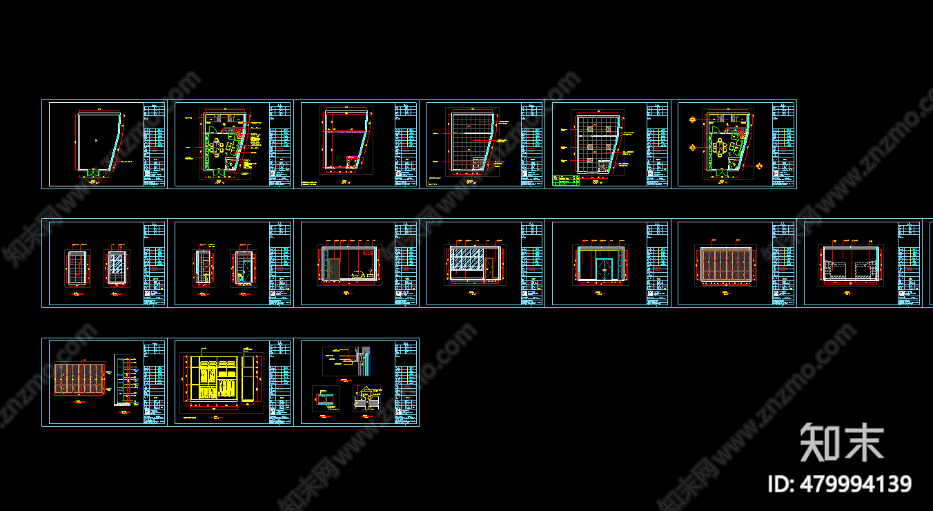 新中式派出所施工图下载【ID:479994139】
