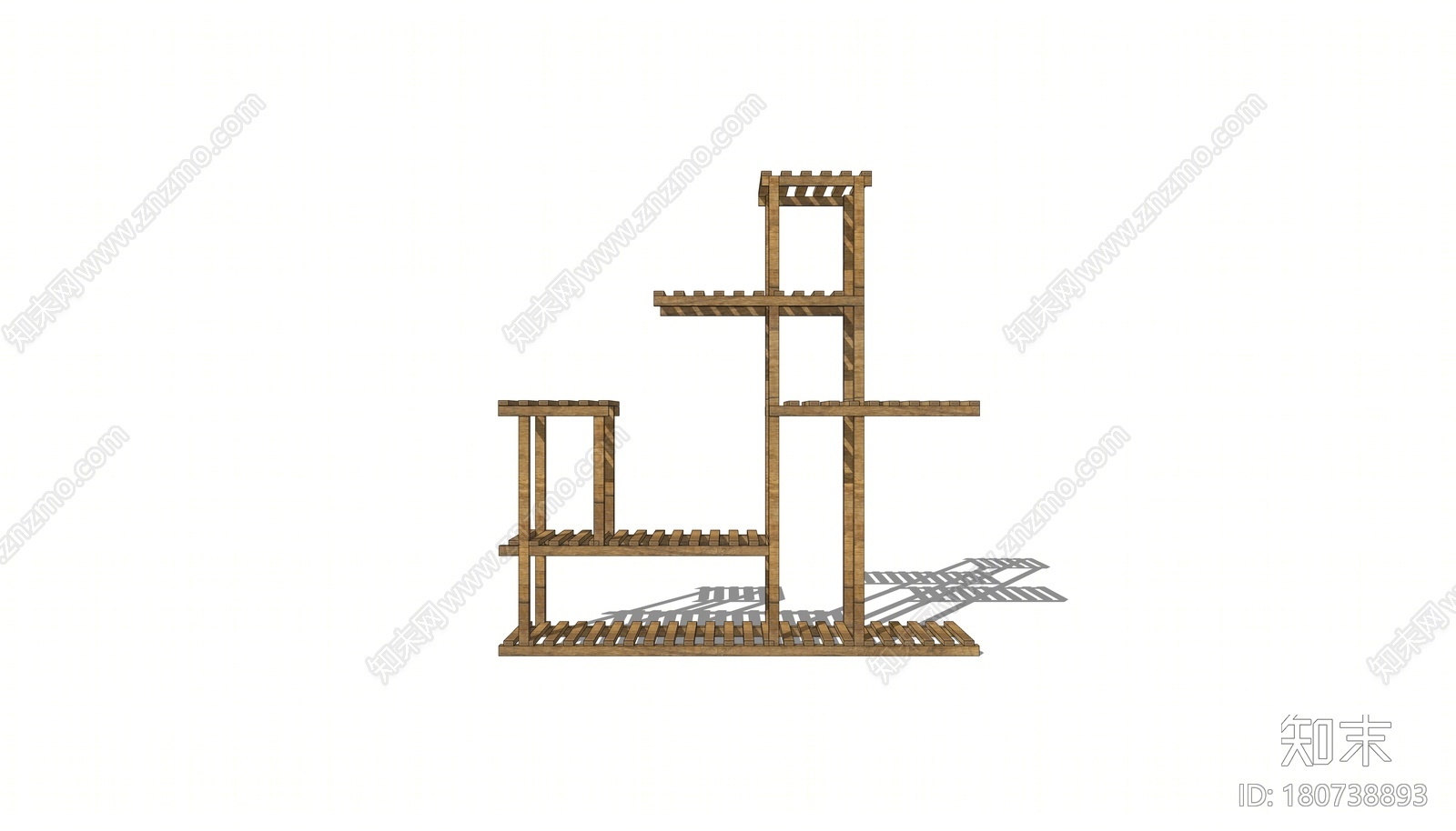 现代风格花架SU模型下载【ID:180738893】