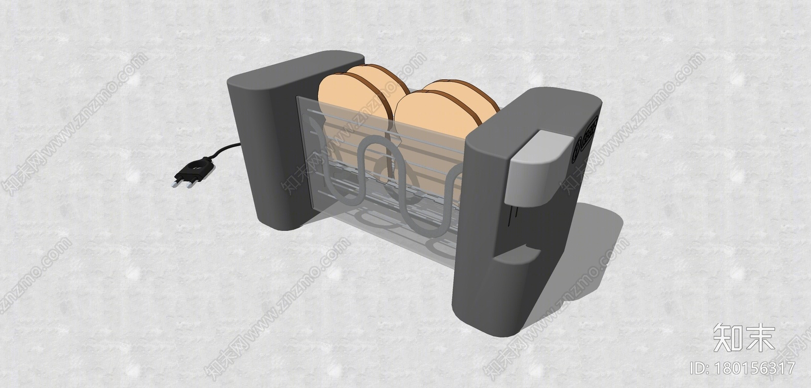现代风格烤箱SU模型下载【ID:180156317】