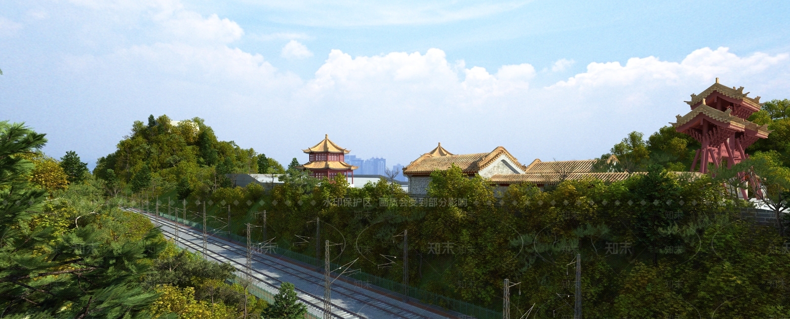 现代火车道3D模型下载【ID:480249984】