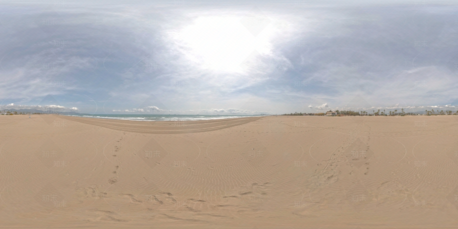 HDRI湖景户外超大全景天空贴图下载【ID:180253937】