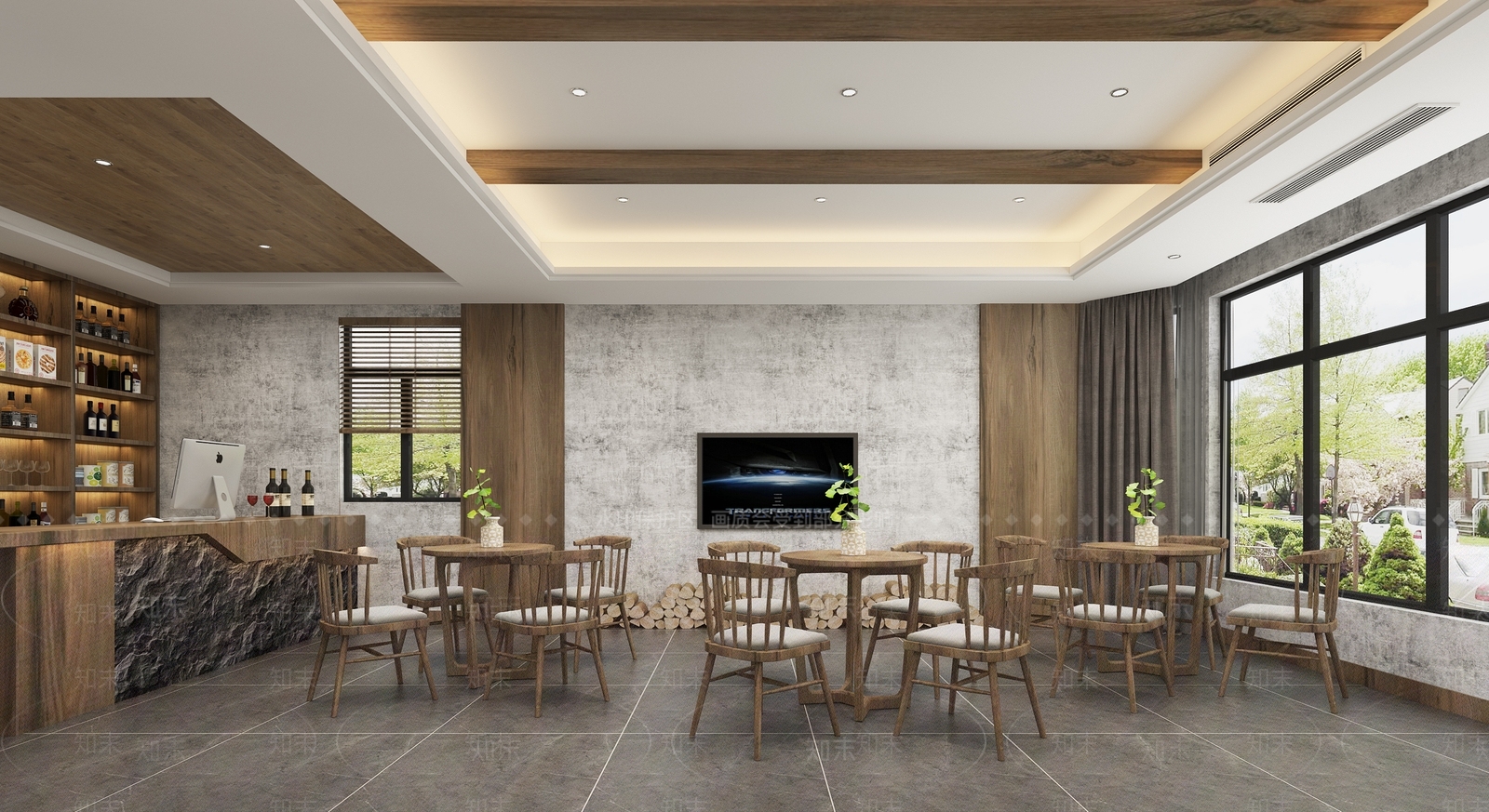 新中式民宿3D模型下载【ID:980317612】