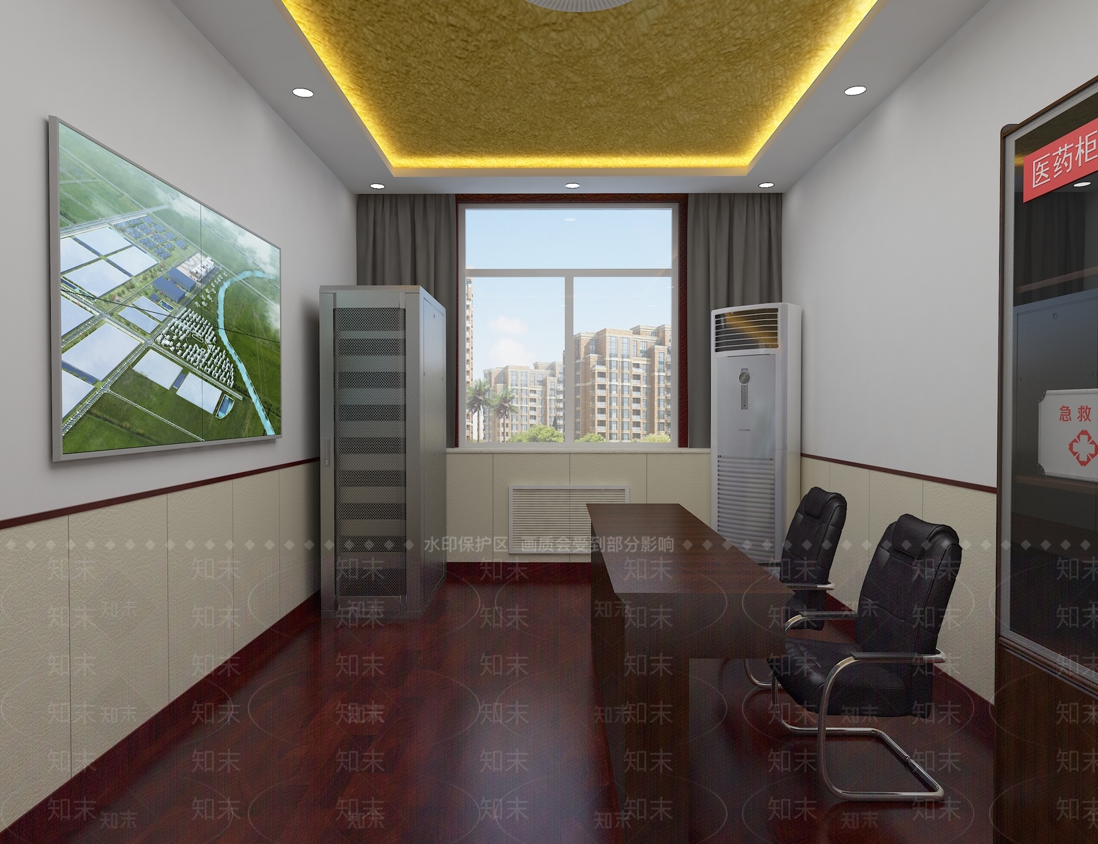 现代监控室3D模型下载【ID:480373053】