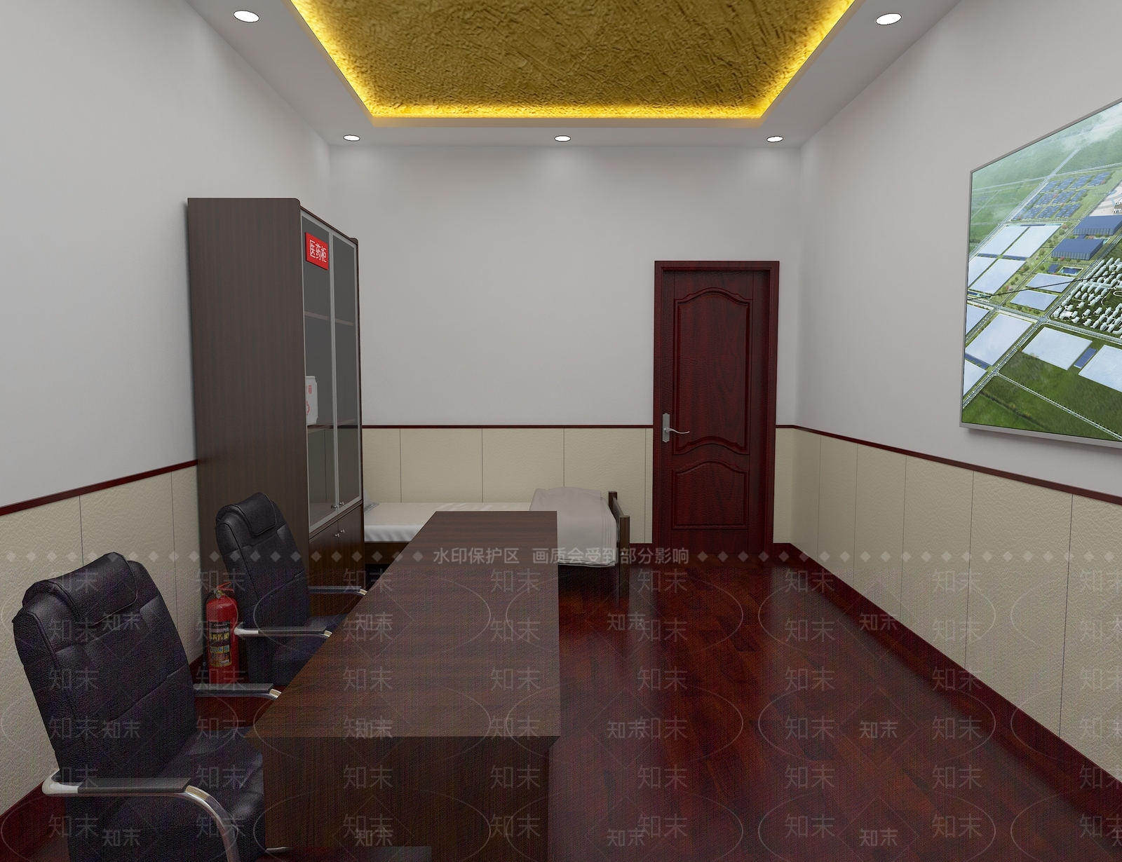 现代监控室3D模型下载【ID:480373053】