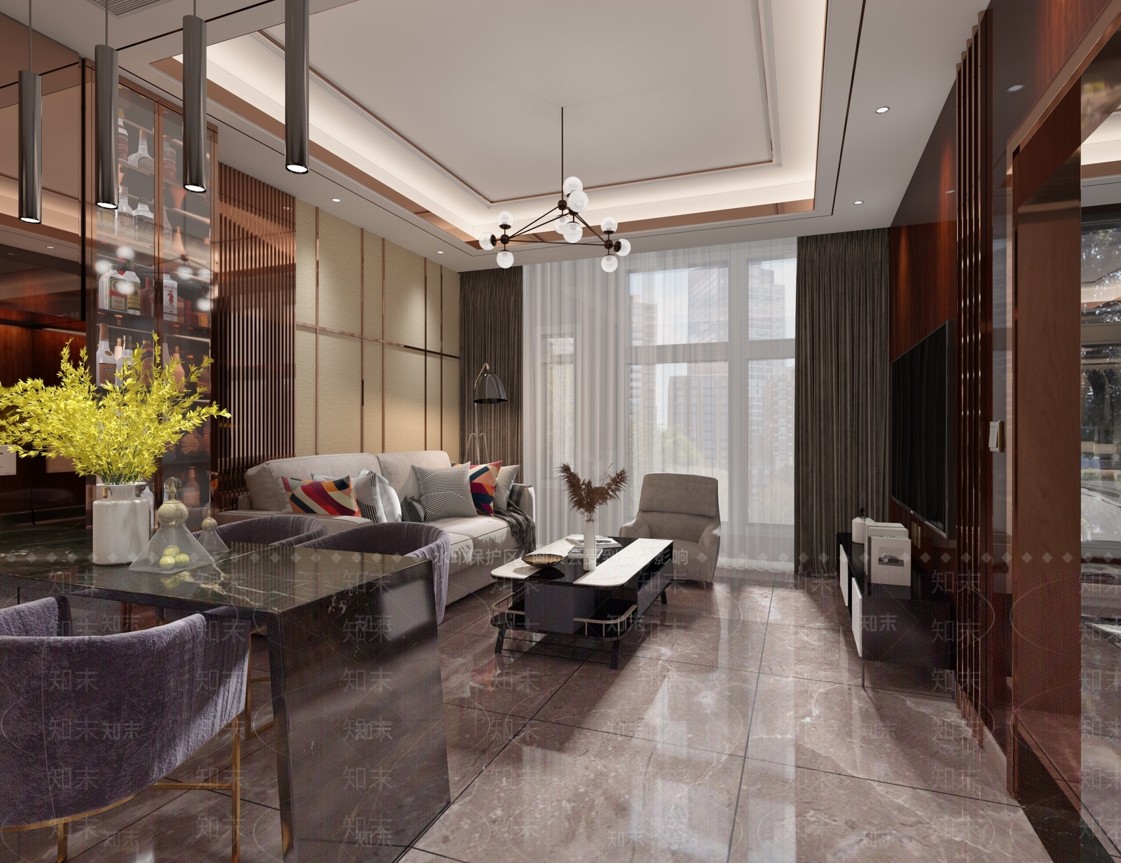 现代公寓3D模型下载【ID:980385716】