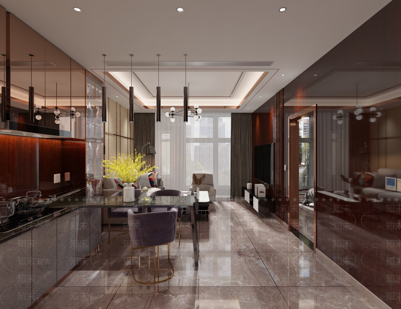现代公寓3D模型下载【ID:980385716】