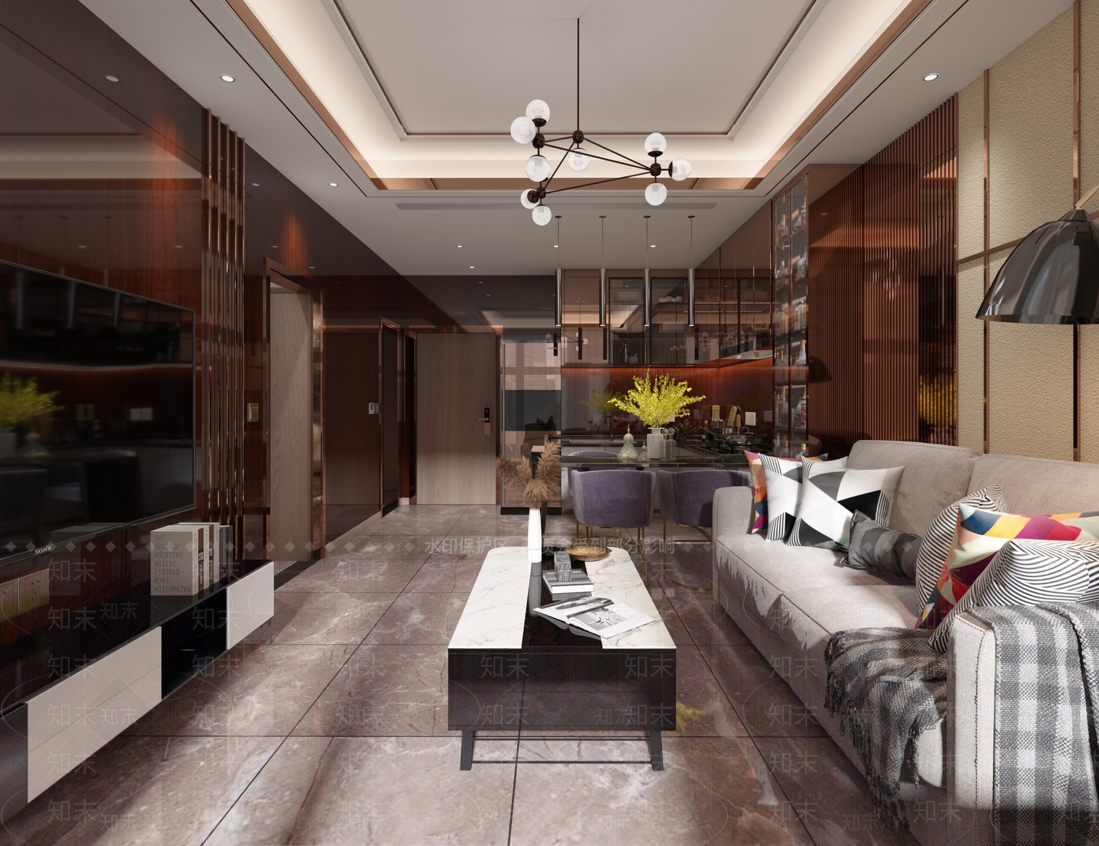现代公寓3D模型下载【ID:980385716】