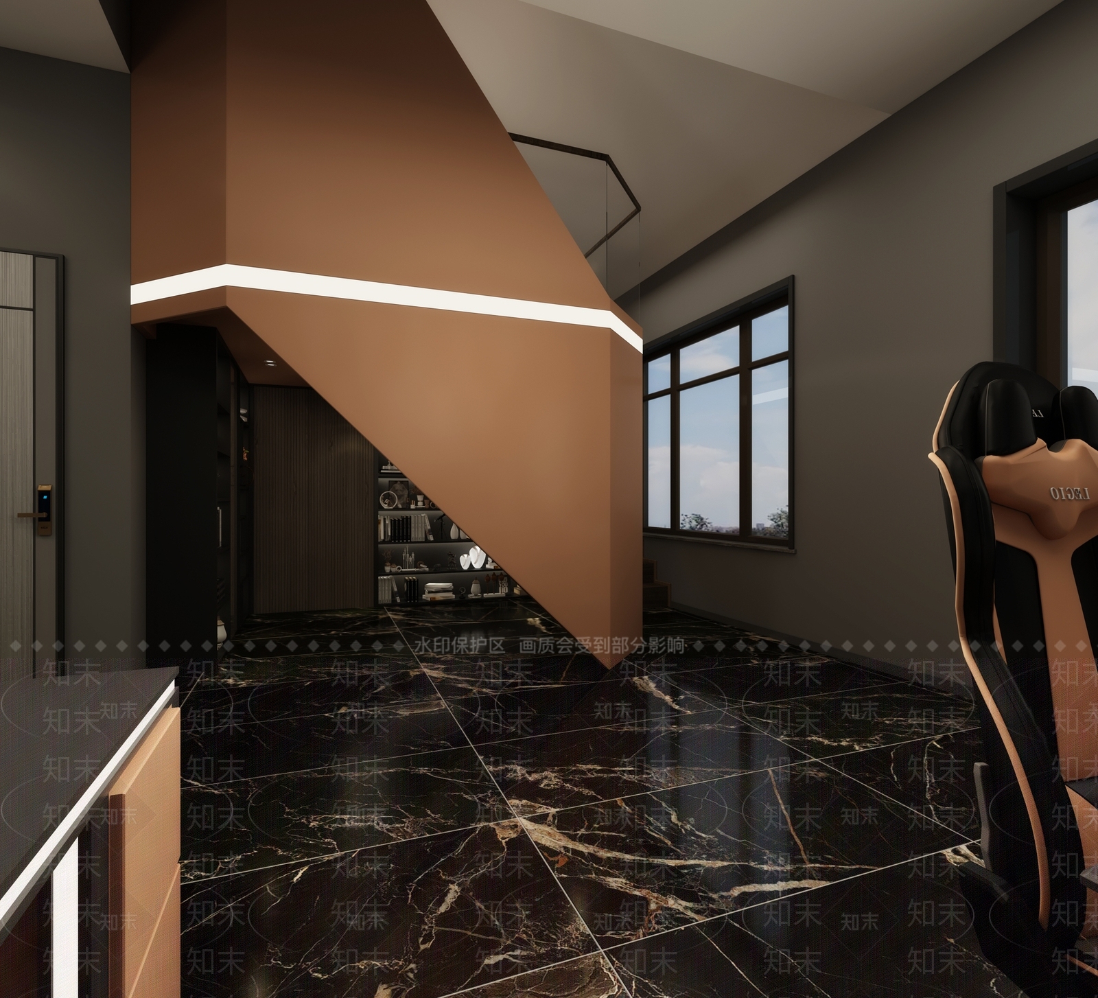 现代电竞房3D模型下载【ID:280458552】