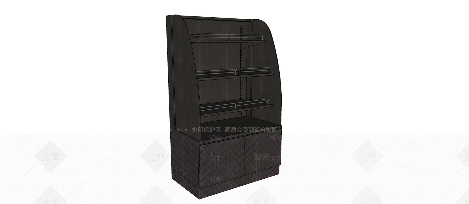 现代展柜SU模型下载【ID:380506379】